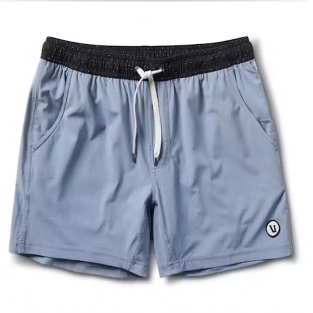 Vuori Men's Kore Shorts In Cloud Blue Size Medium